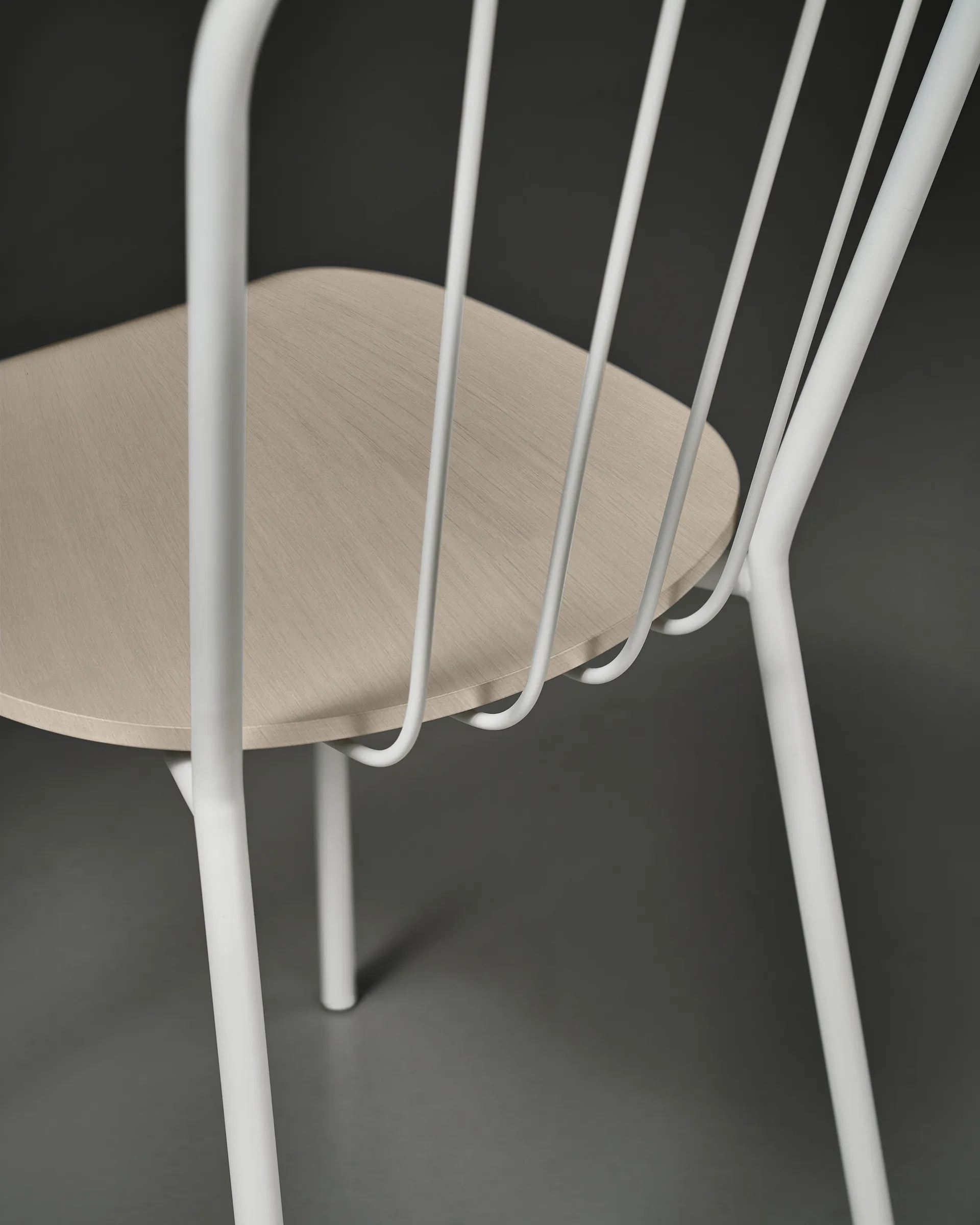 Krzesło Same Chair, Biały-dąb biały Maze