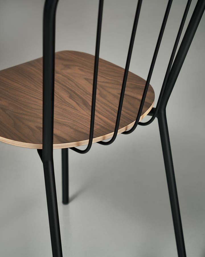 Krzesło Same Chair, Czarny-orzech włoski Maze