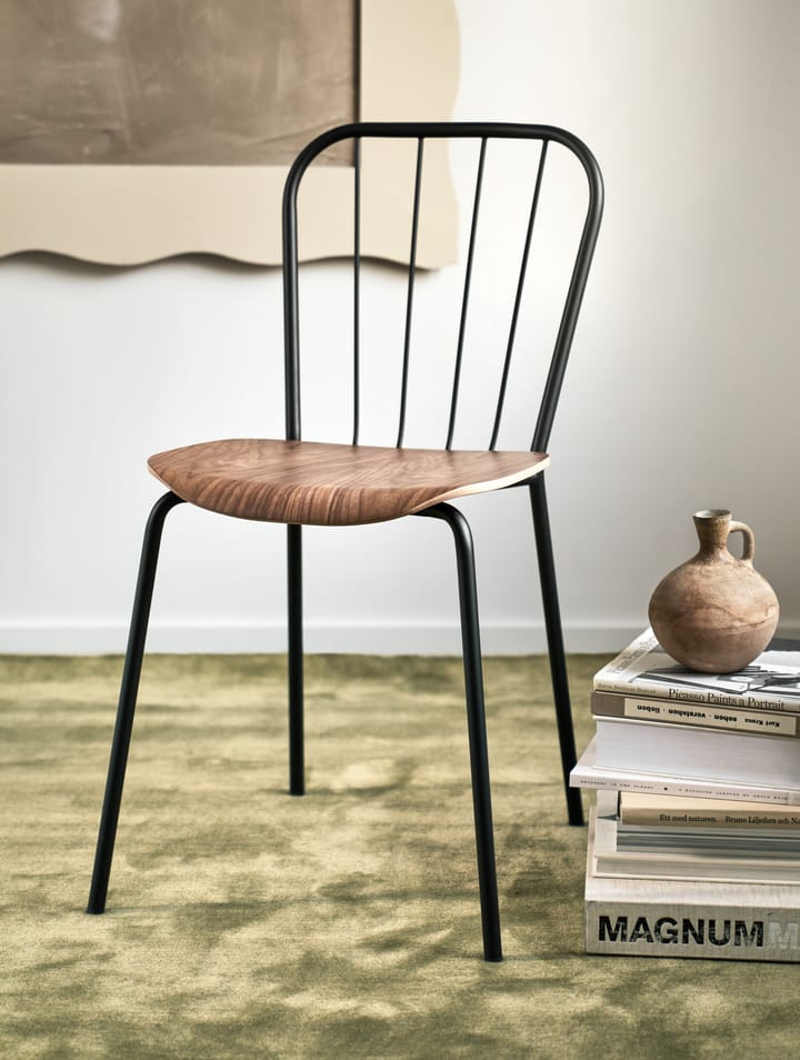 Krzesło Same Chair, Czarny-orzech włoski Maze