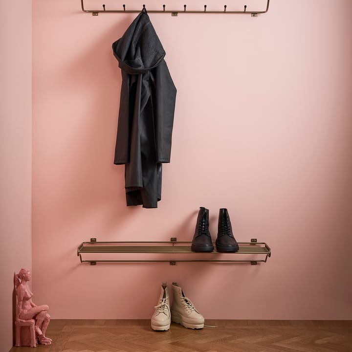 Maze Shoe Shelf L, mosiądz Maze