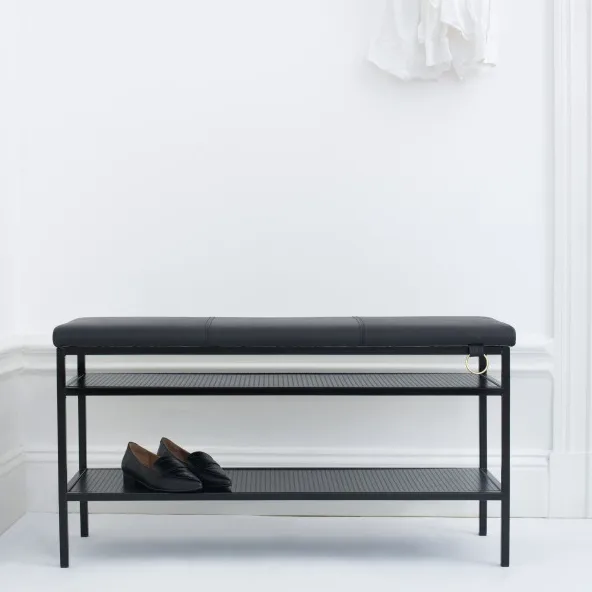 Nancy półka na buty, czarny Maze