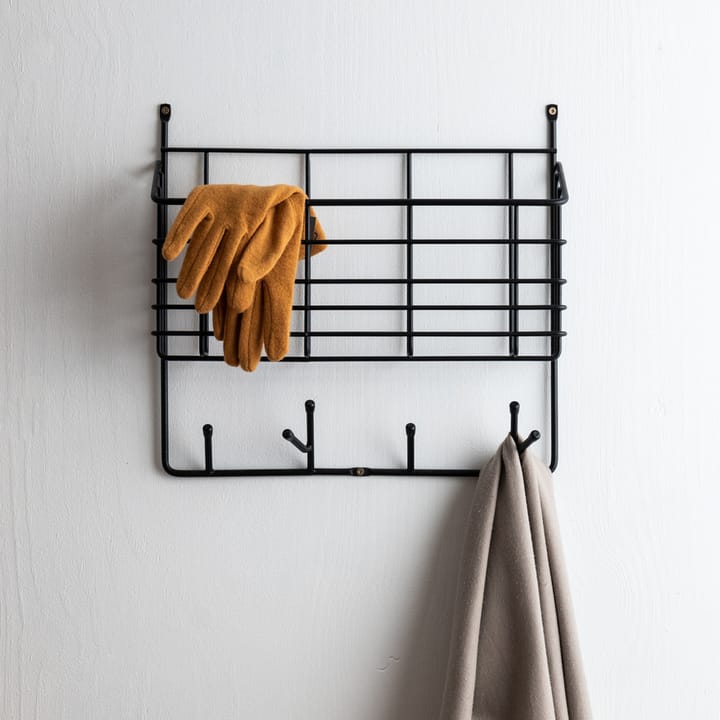 Półka Mitten Shelf S, Czarny Maze
