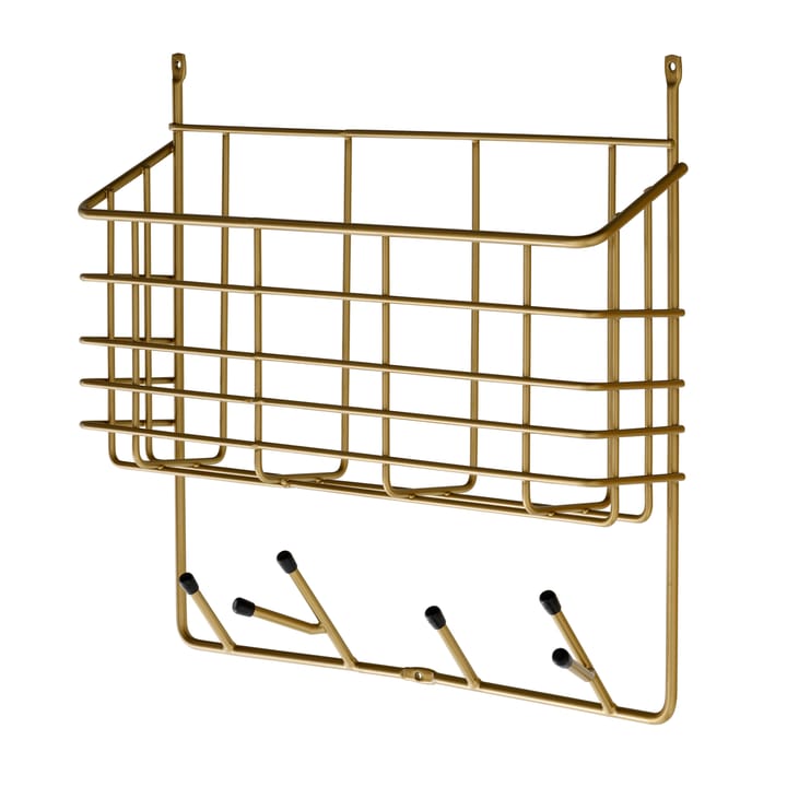Półka Mitten Shelf S, Mosiądz Maze