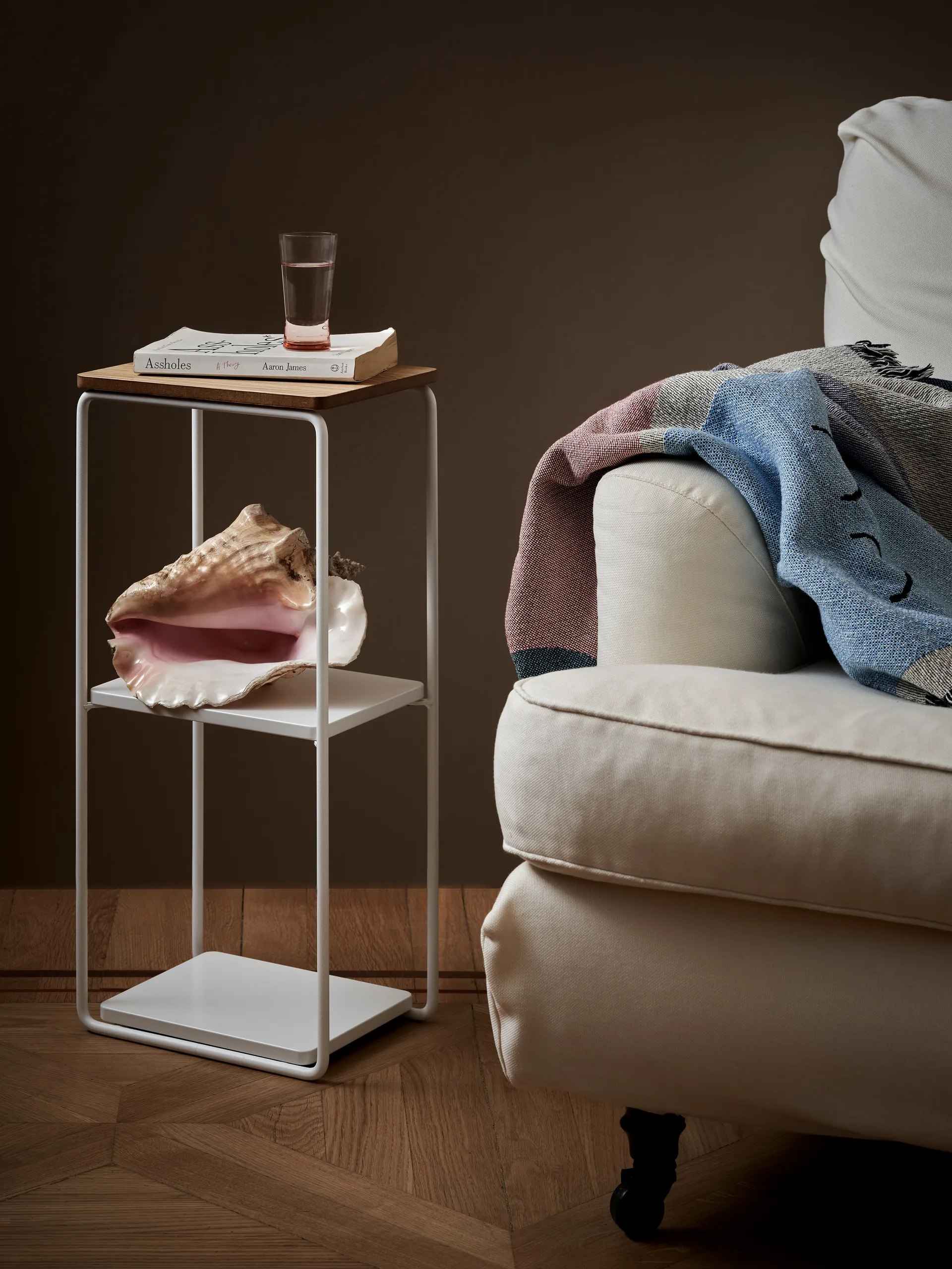 Półka Mixrack Floor Shelf S 26x19x57,2 cm, Oak-white Maze
