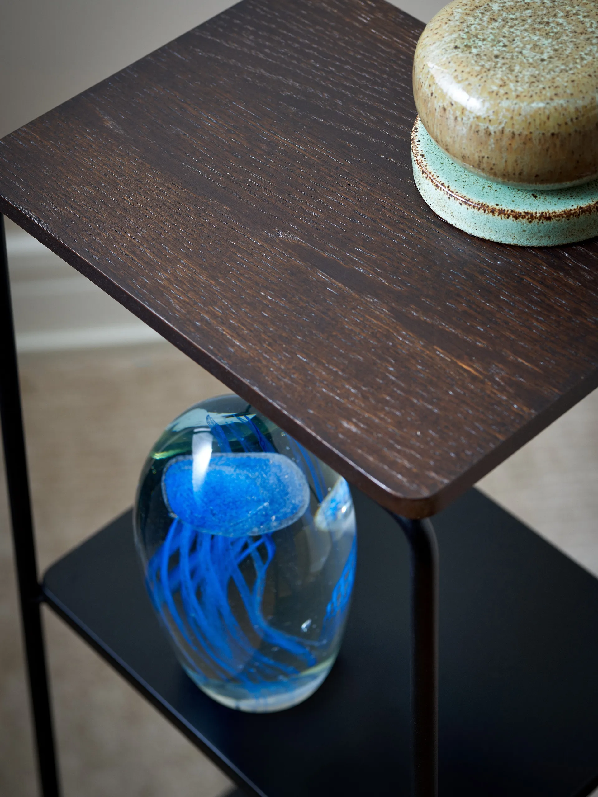 Półka Mixrack Floor Shelf S 26x19x57,2 cm, Stained oak-black Maze