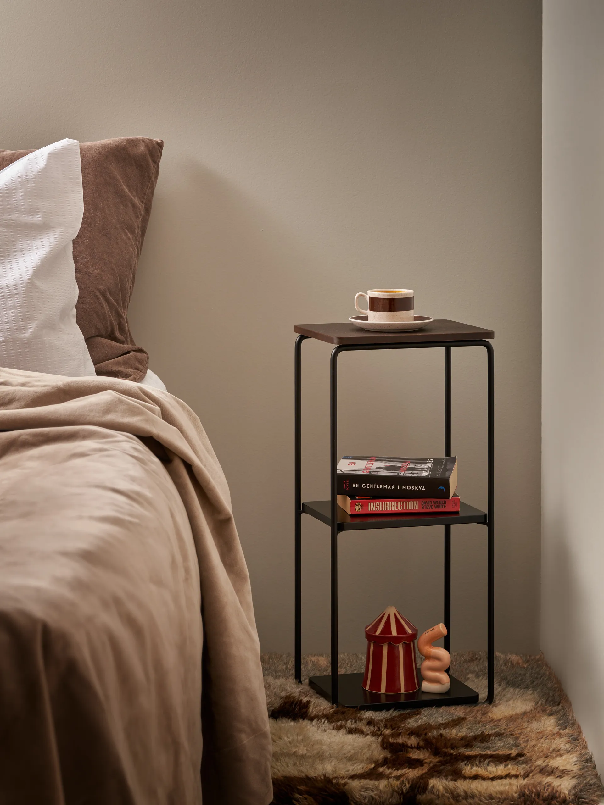 Półka Mixrack Floor Shelf S 26x19x57,2 cm, Stained oak-black Maze