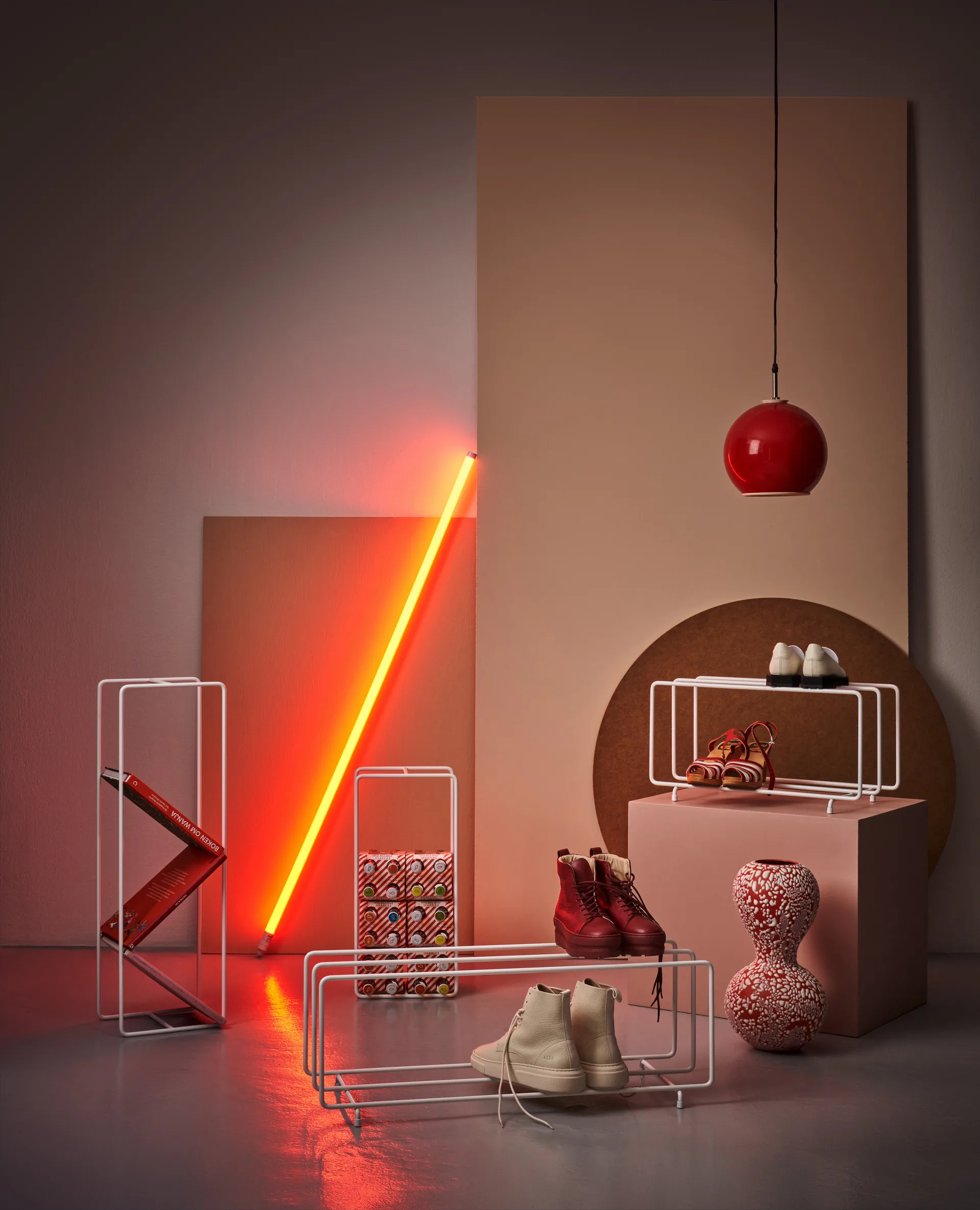 Półka na buty Mixrack L, Biały Maze