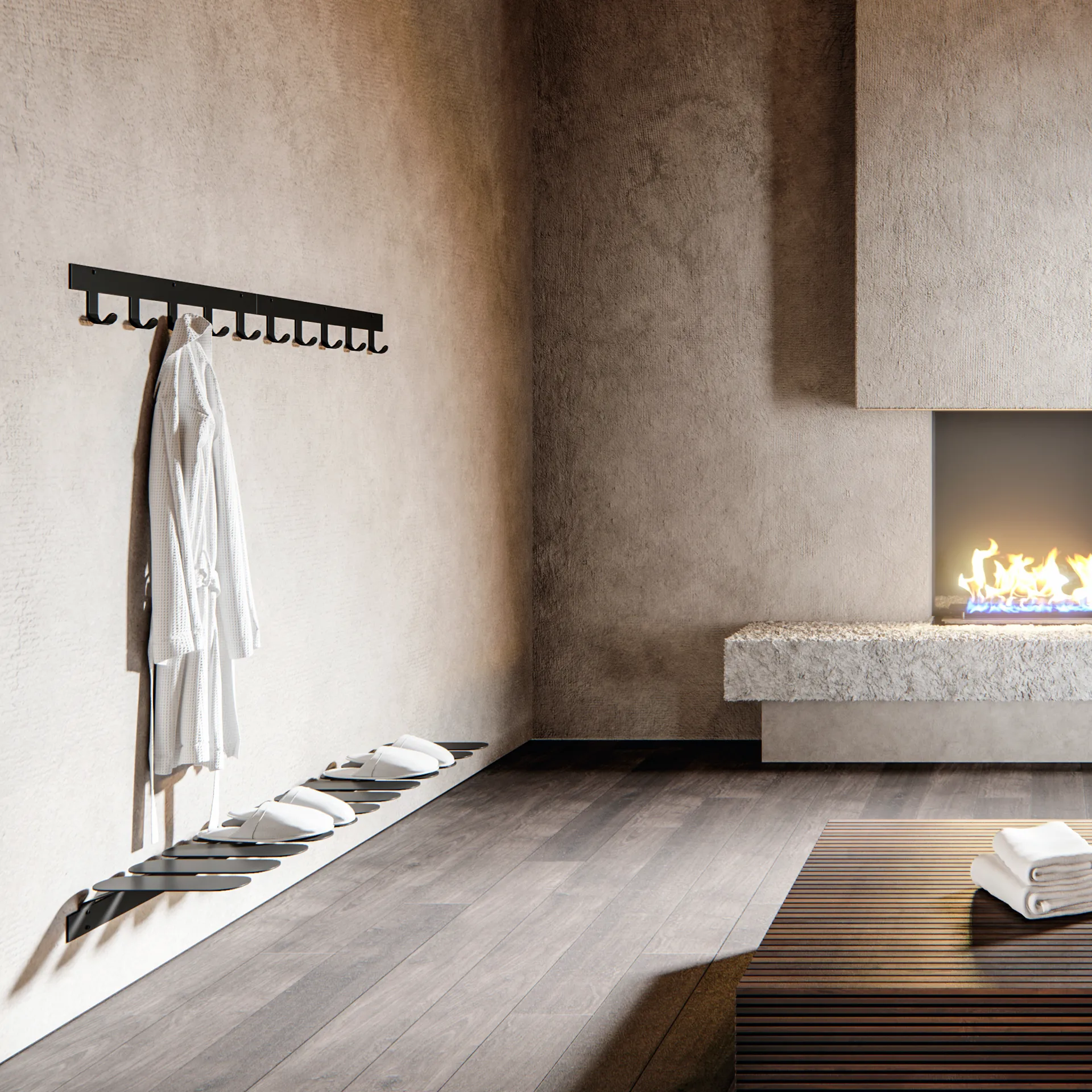 Półka na buty Step, czarny Maze