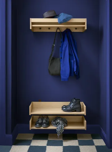 Półka na kapelusze Gentle - Dąb, 78x8x30 cm - Maze