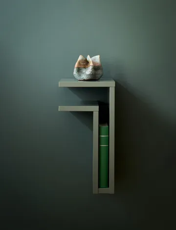 Półka ścienna F-shelf green grey - Lewa półka - Maze
