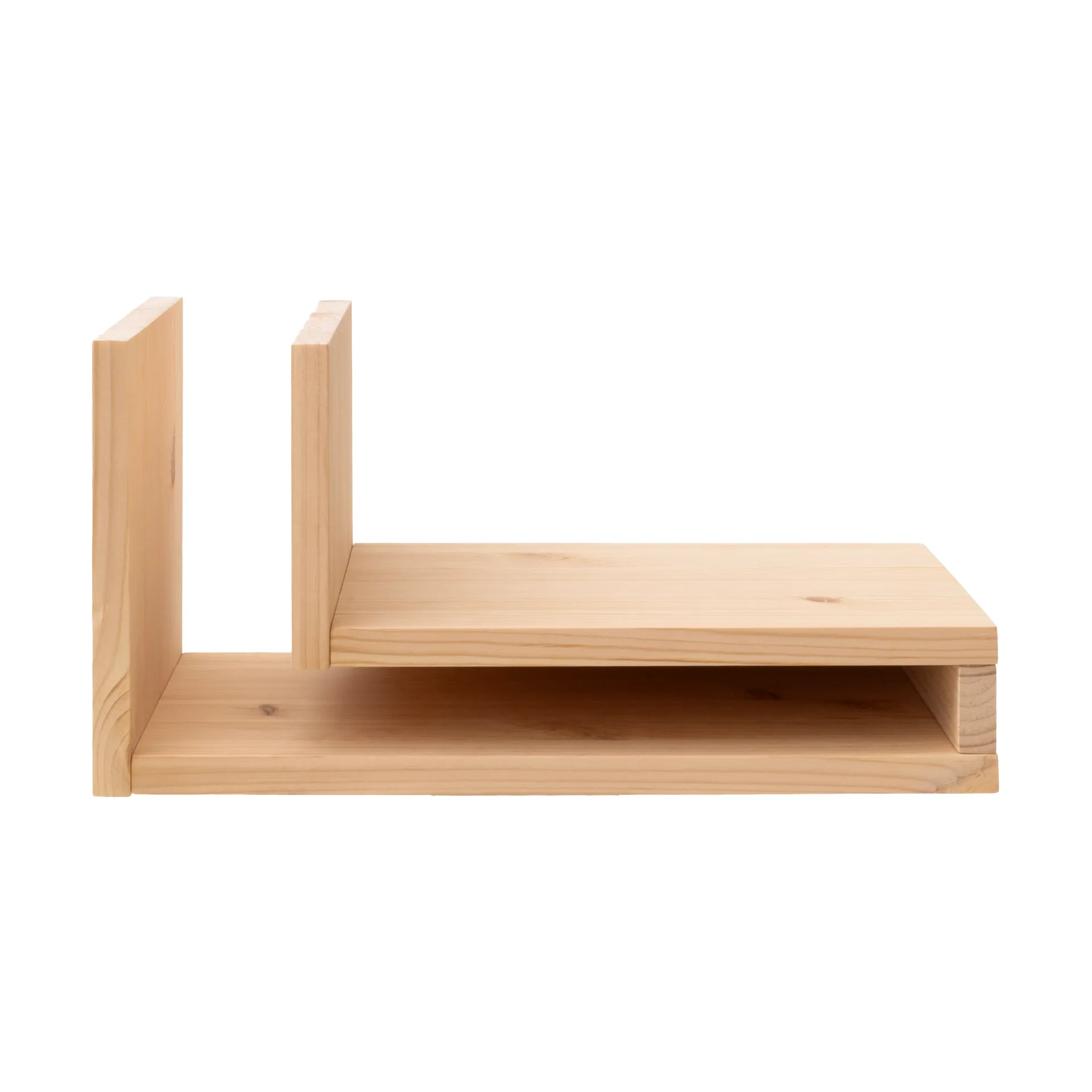 Półka ścienna F-shelf Play DIY, Sosna, prawa Maze