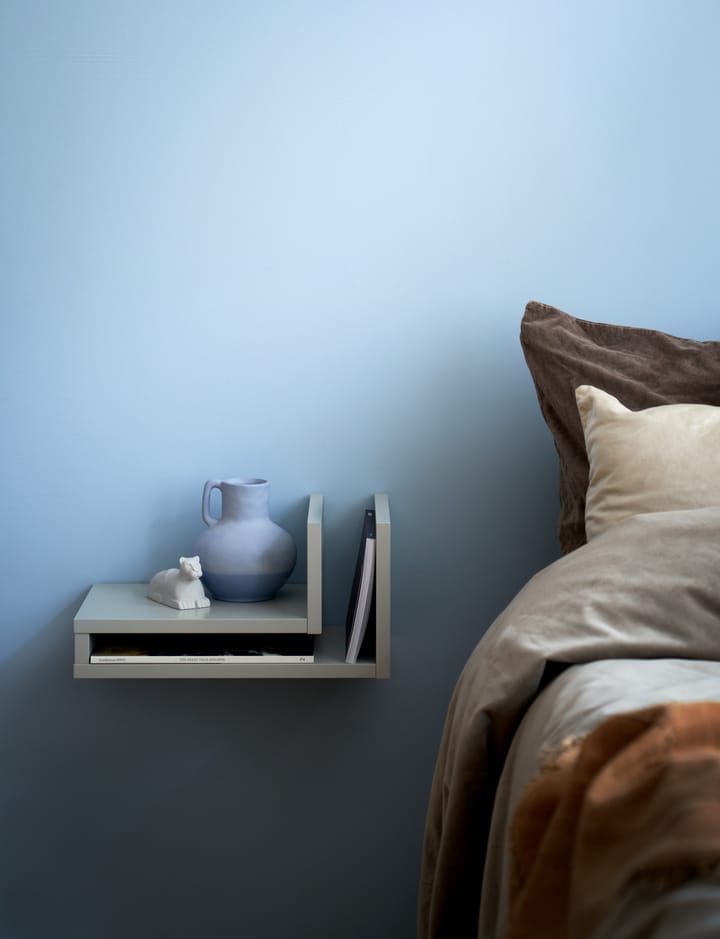 Półka ścienna F-shelf silk grey, Lewa półka Maze