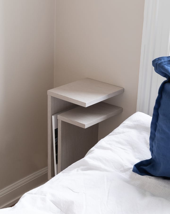 Półka ścienna F-shelf white oak, Prawa półka Maze