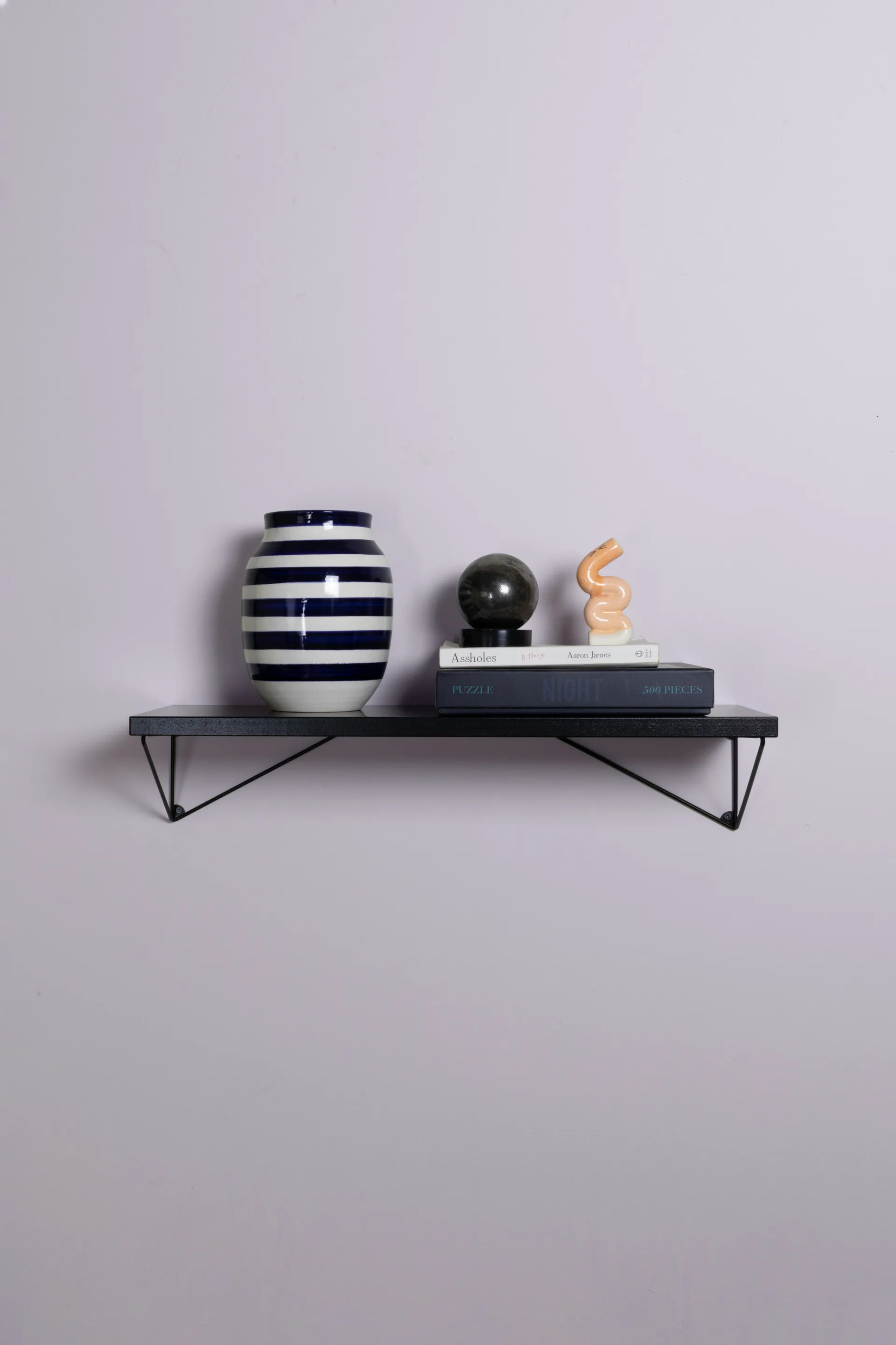 Pythagoras Półka 60 cm, Czarny Maze