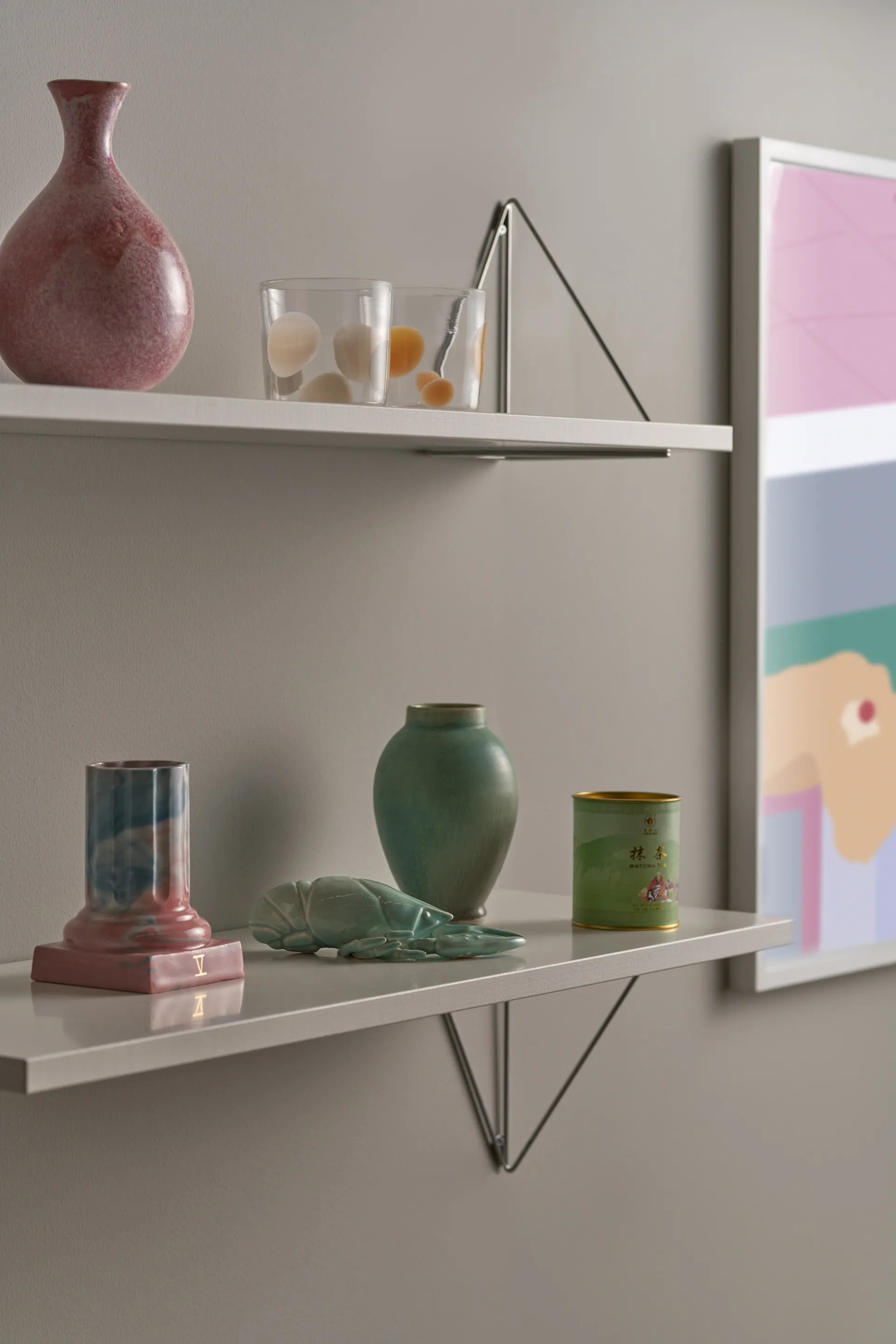 Pythagoras Półka L, biały Maze