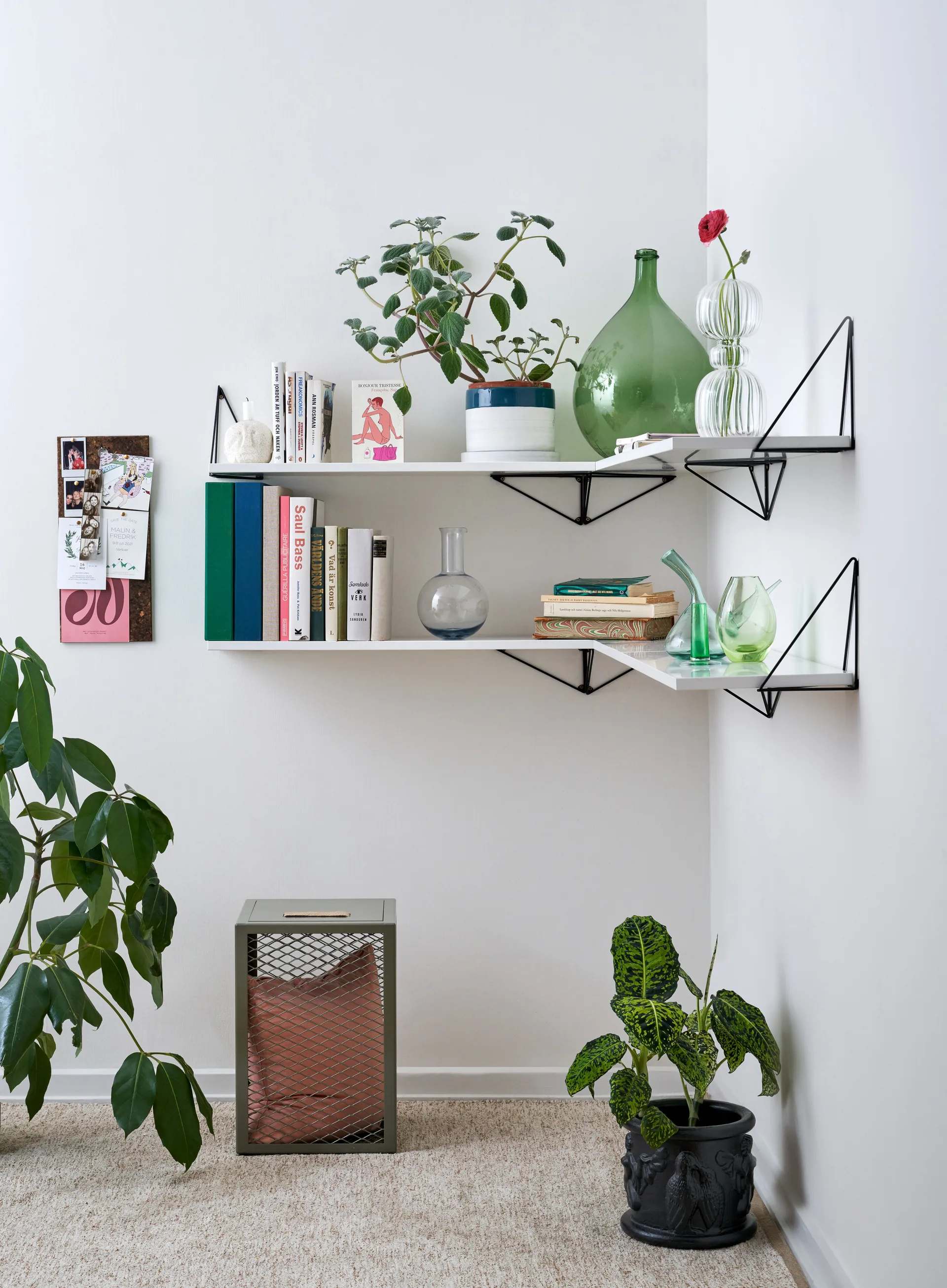 Pythagoras Półka L, biały Maze