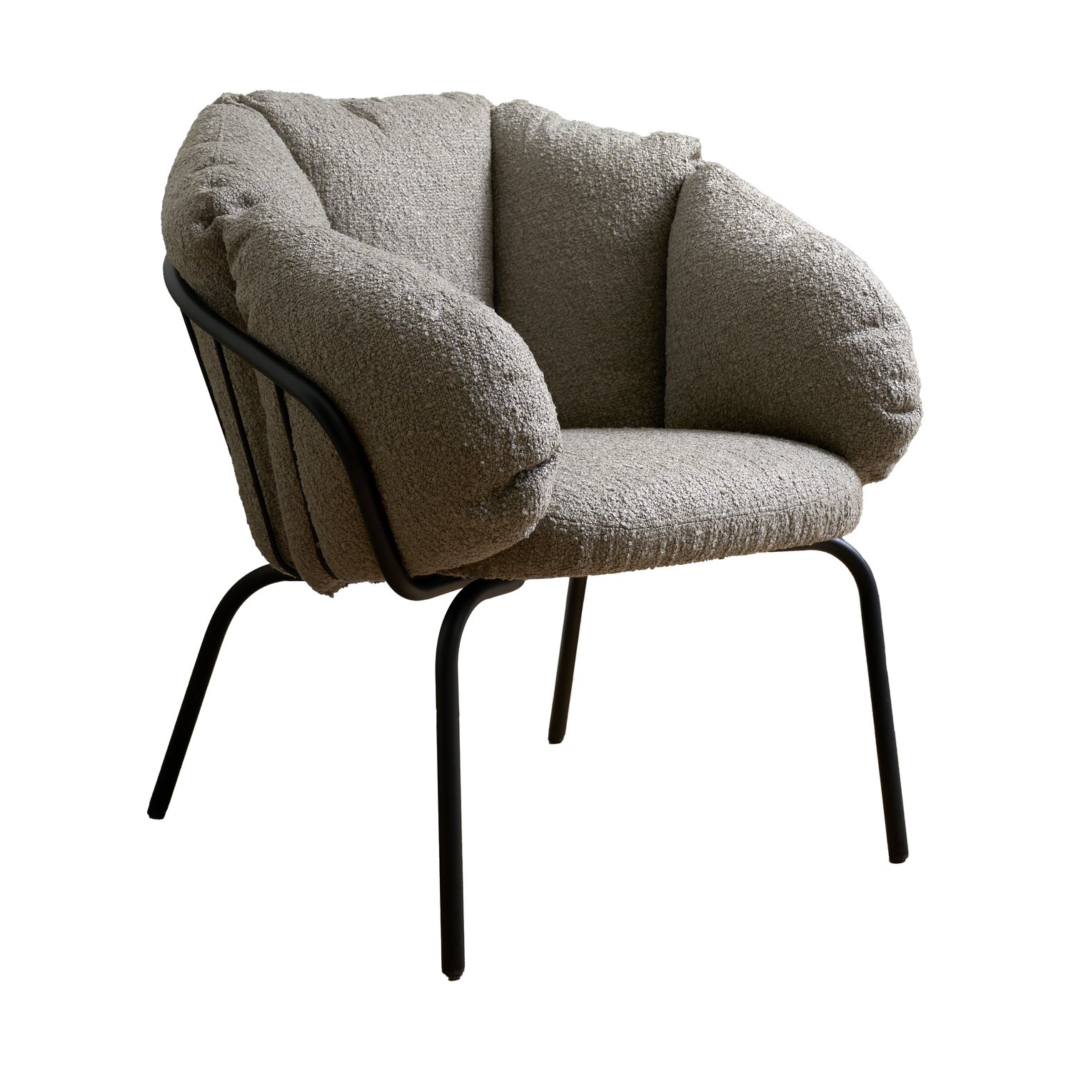 Maze Same Easy fotel Black-taupe | Skandynawski Design | Fotele i podnóżki | Szary