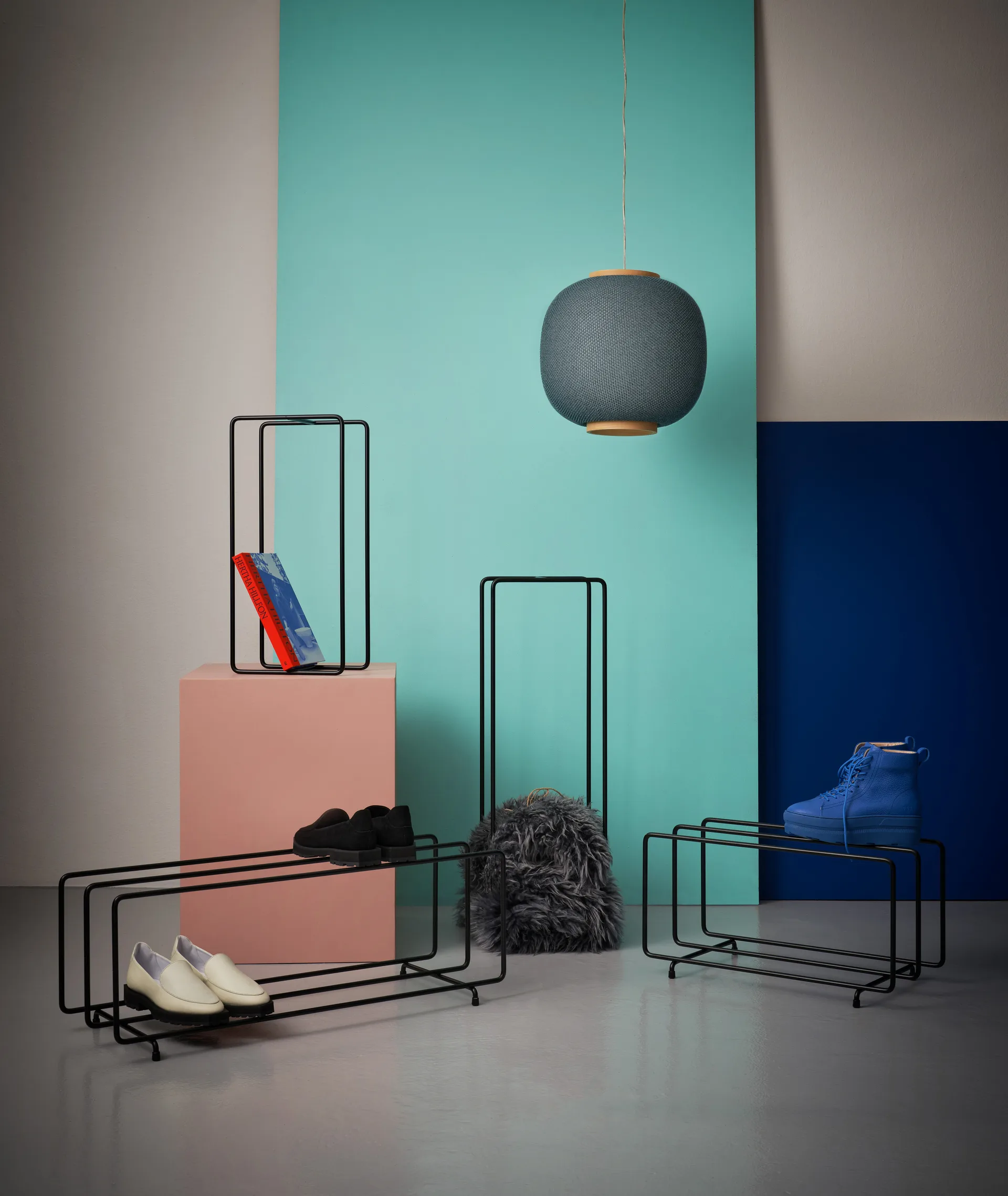 Stojak do przechowywania Mixrack, Czarny Maze