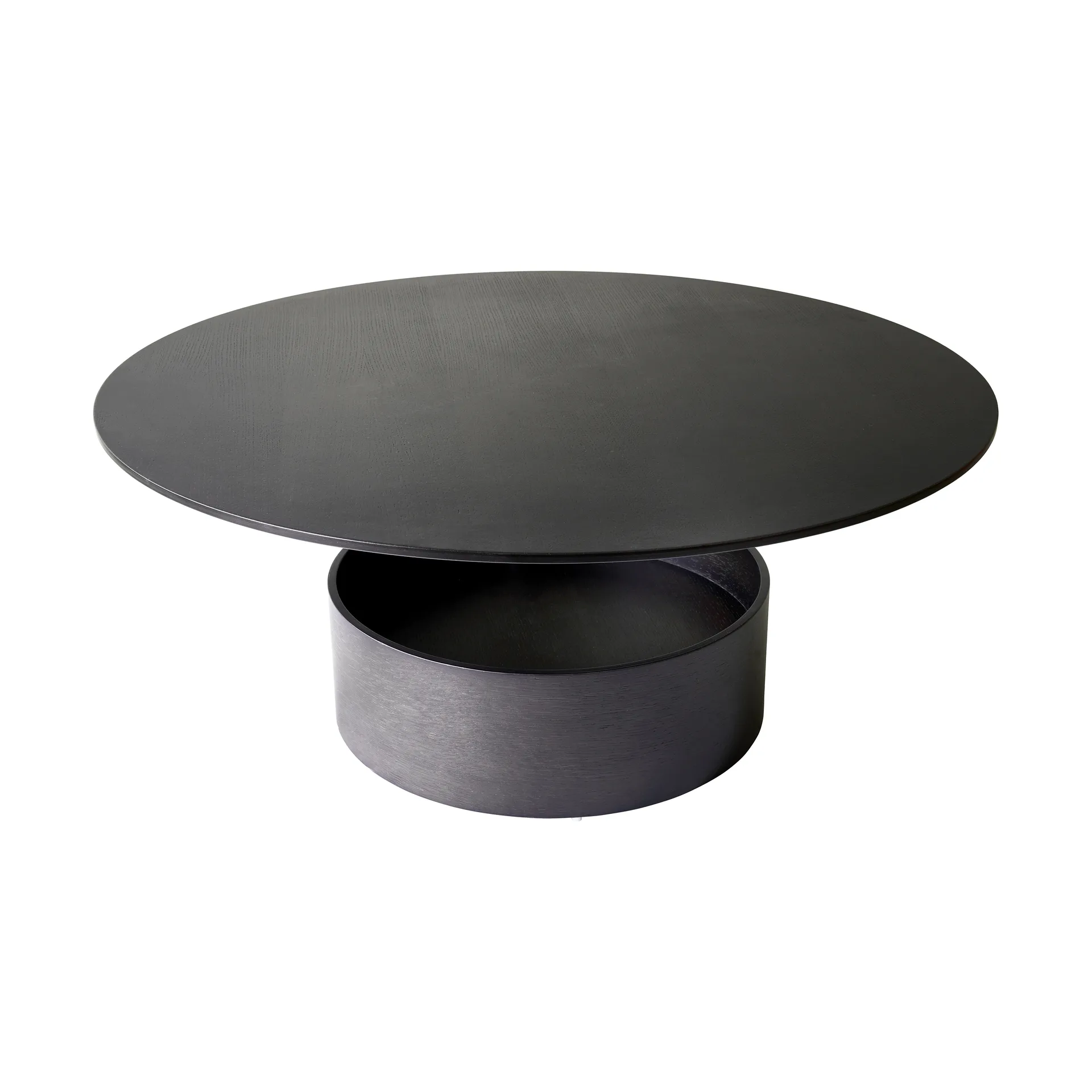 Stolik kawowy Parasol L Ø90 cm, Dark stained oak Maze