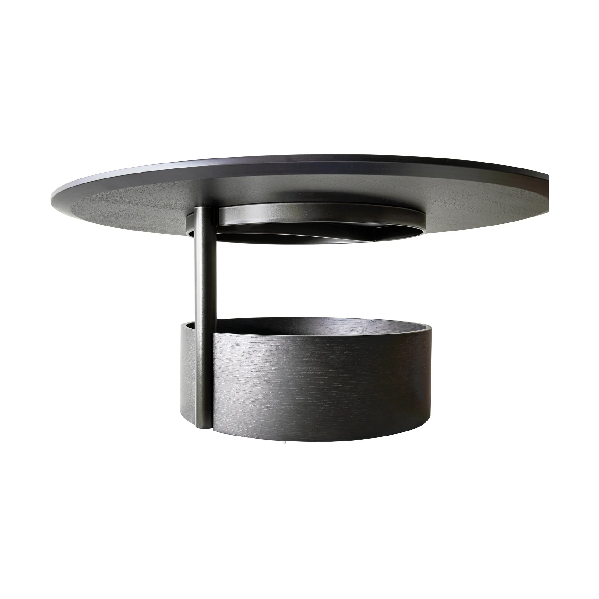 Stolik kawowy Parasol L Ø90 cm, Dark stained oak Maze