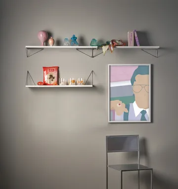 System półek Pythagoras Bundle A biały-chrom - Maze