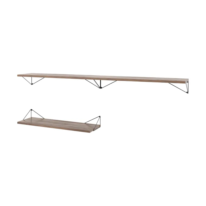 System półek Pythagoras Bundle A orzech włoski-czarny - Maze