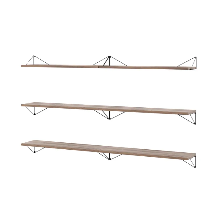 System półek Pythagoras Bundle B orzech włoski-czarny - Maze