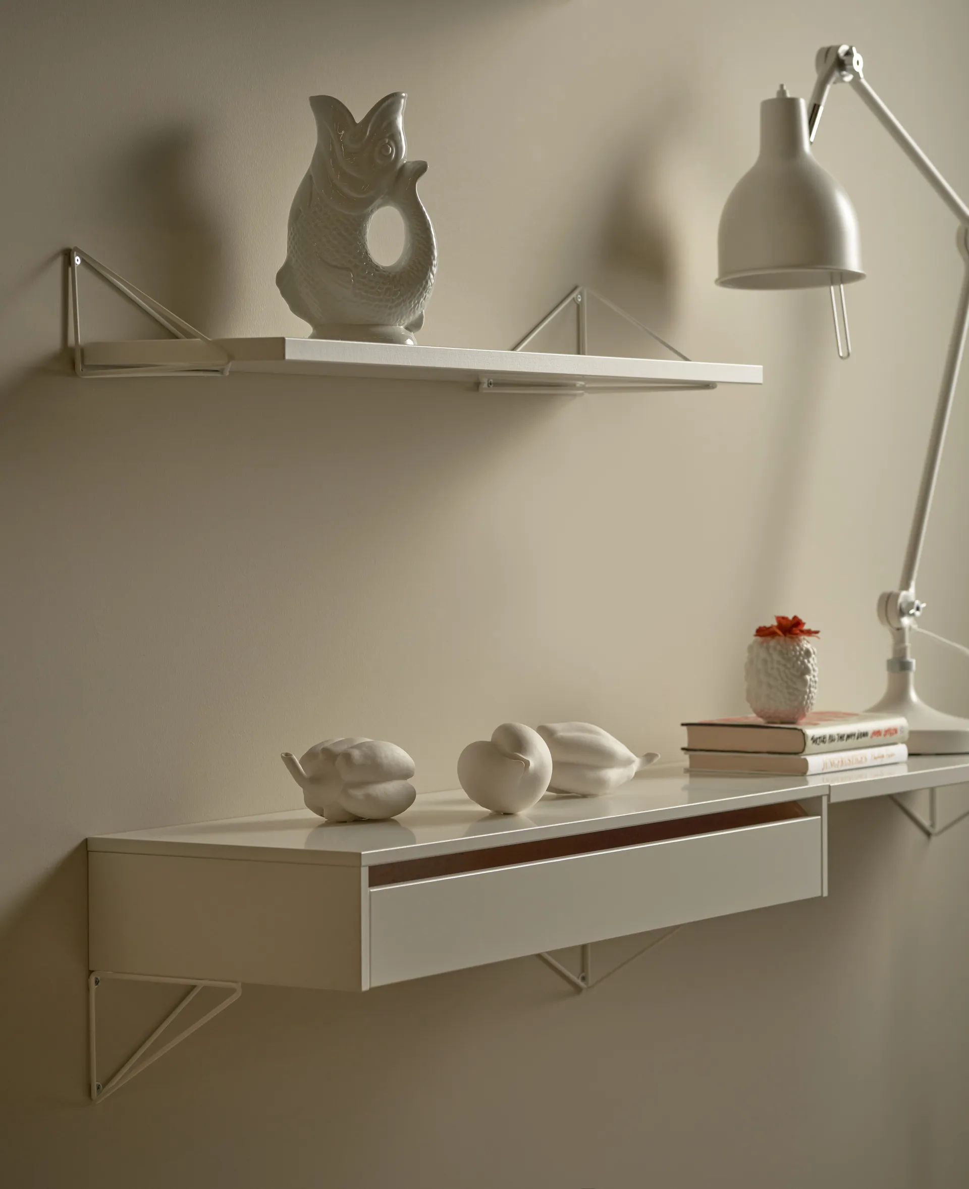 System półek Pythagoras Bundle D biały-biały,  Maze