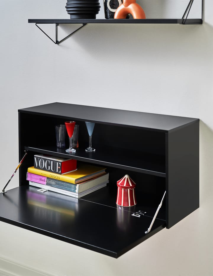 Szafka ścienna Pythagoras Cabinet 38x80 cm, Black Maze