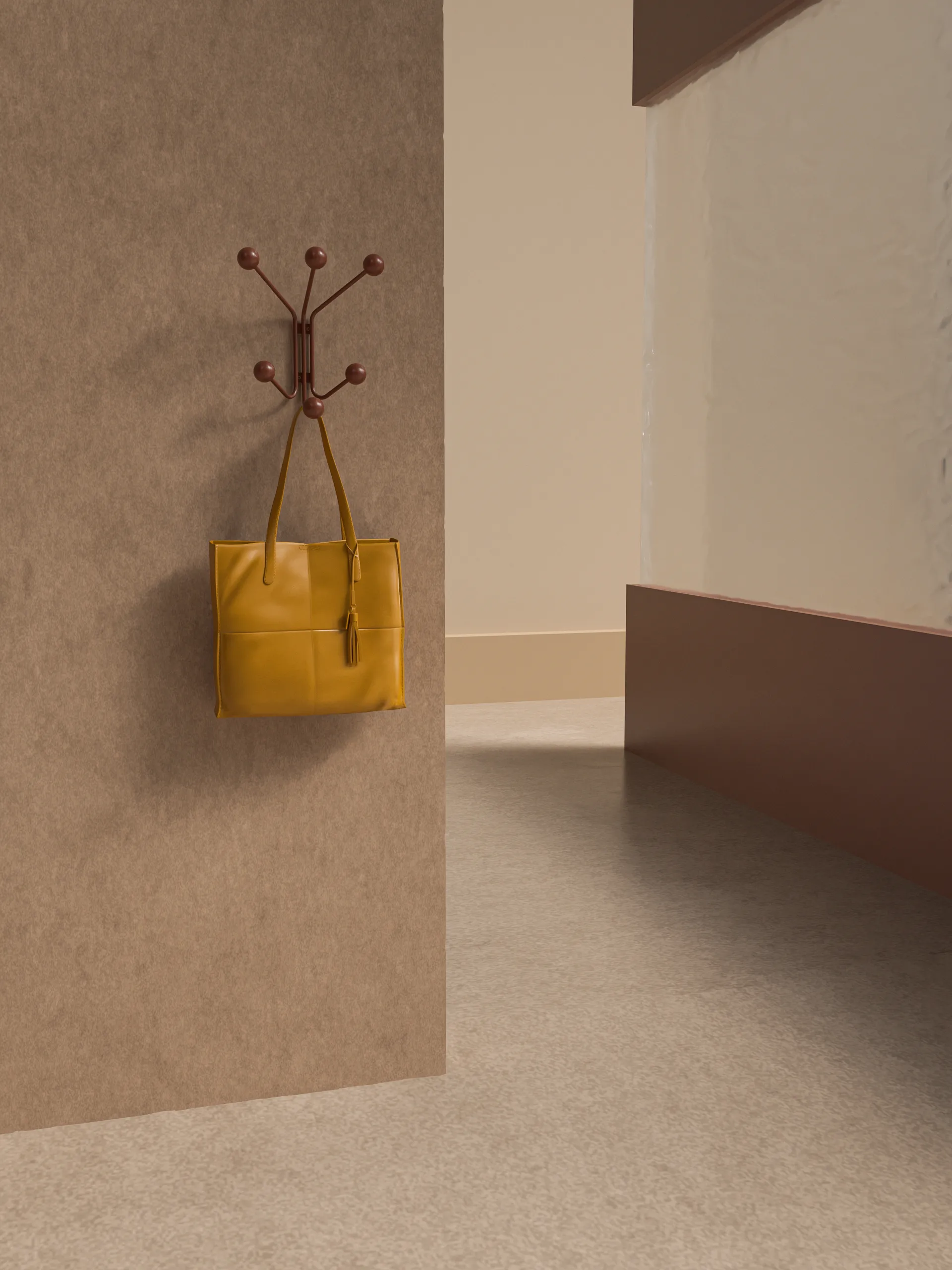 Wieszak Bill XS, Cinnamon Maze