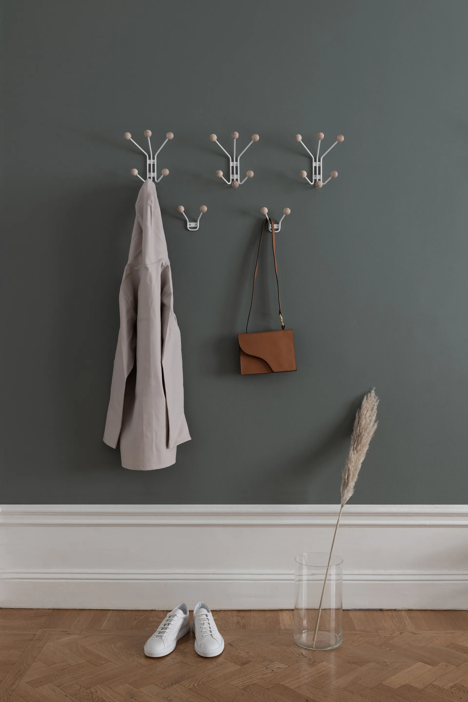 Wieszak Bill XS, Greige Maze