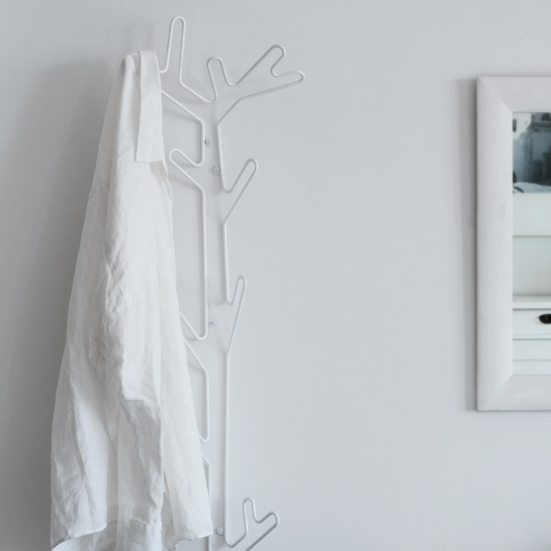 Wieszak Branch, biały Maze