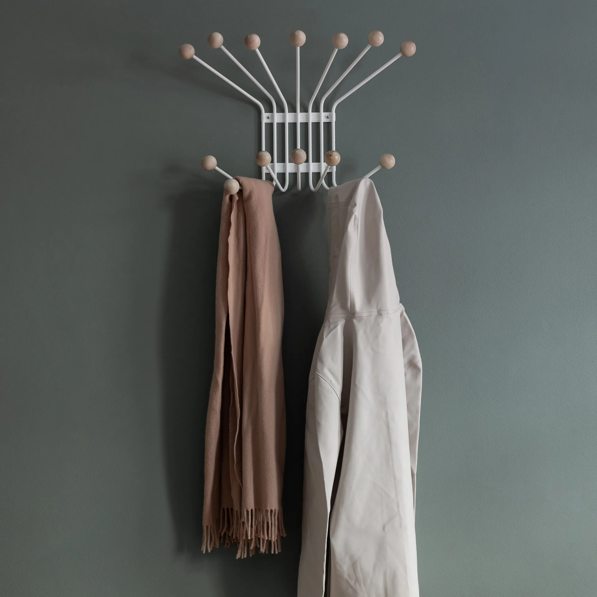 Wieszak na ubrania Bill L, biały Maze