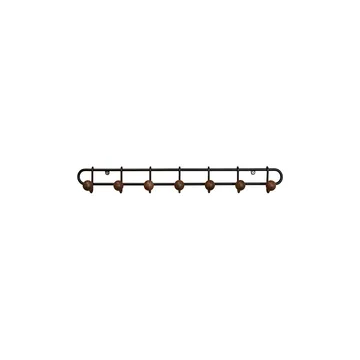Wieszak na ubrania Bill Slim - Black-walnut - Maze
