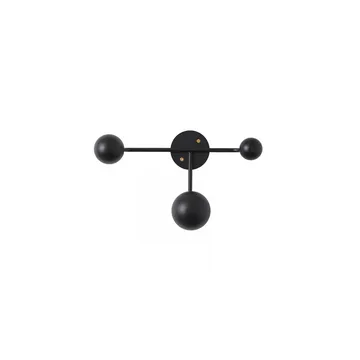 Wieszak na ubrania Bill Triple - Black - Maze