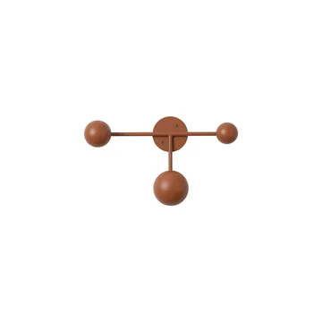Wieszak na ubrania Bill Triple - Cinnamon - Maze