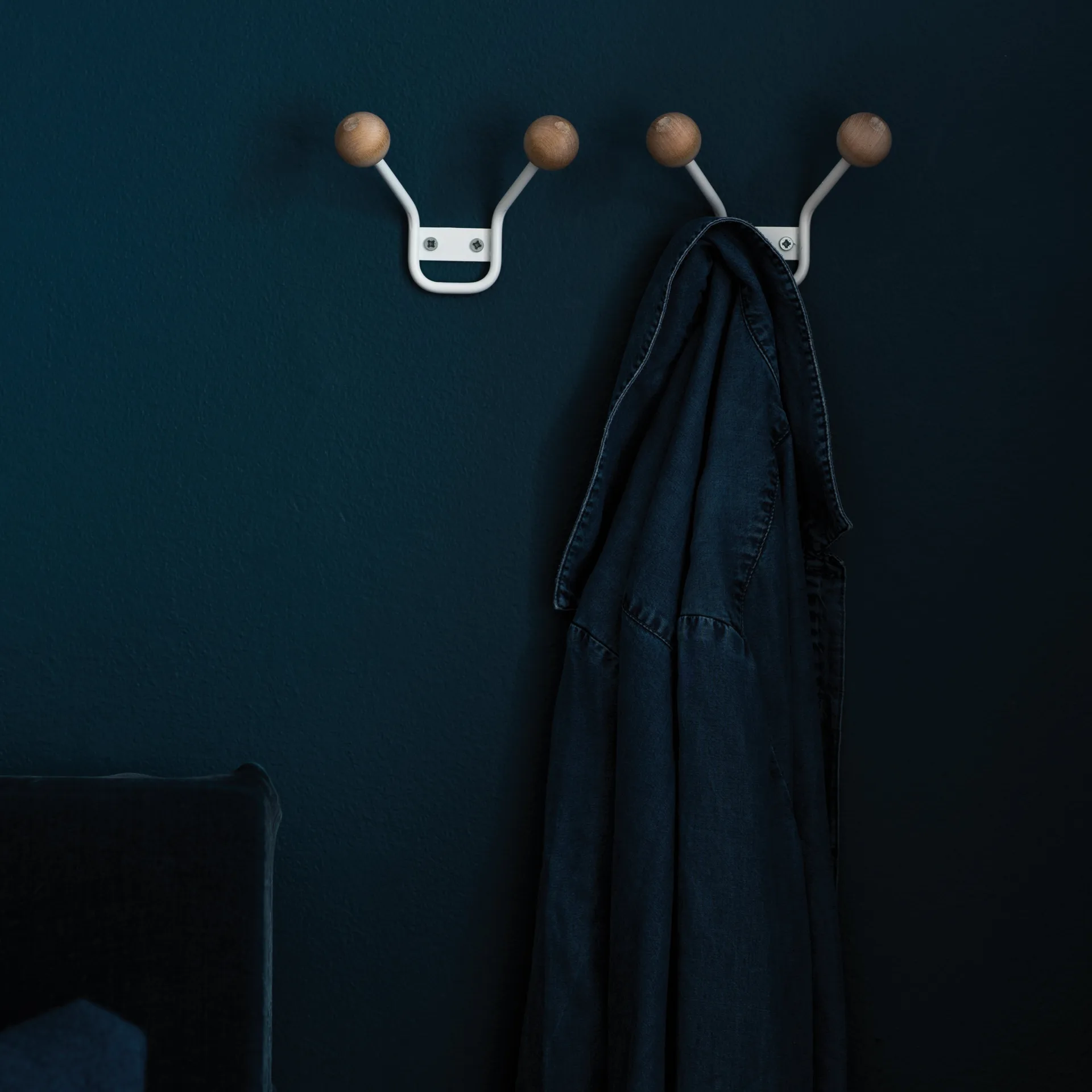 Wieszak na ubrania Bill XXS, biały Maze