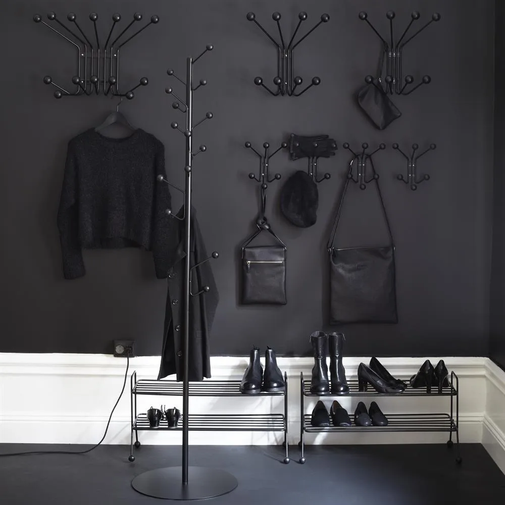 Wieszak na ubrania Bill XXS, czarny Maze