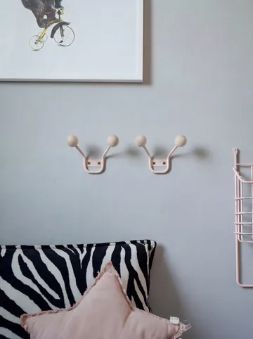 Wieszak na ubrania Bill XXS - Pale pink - Maze