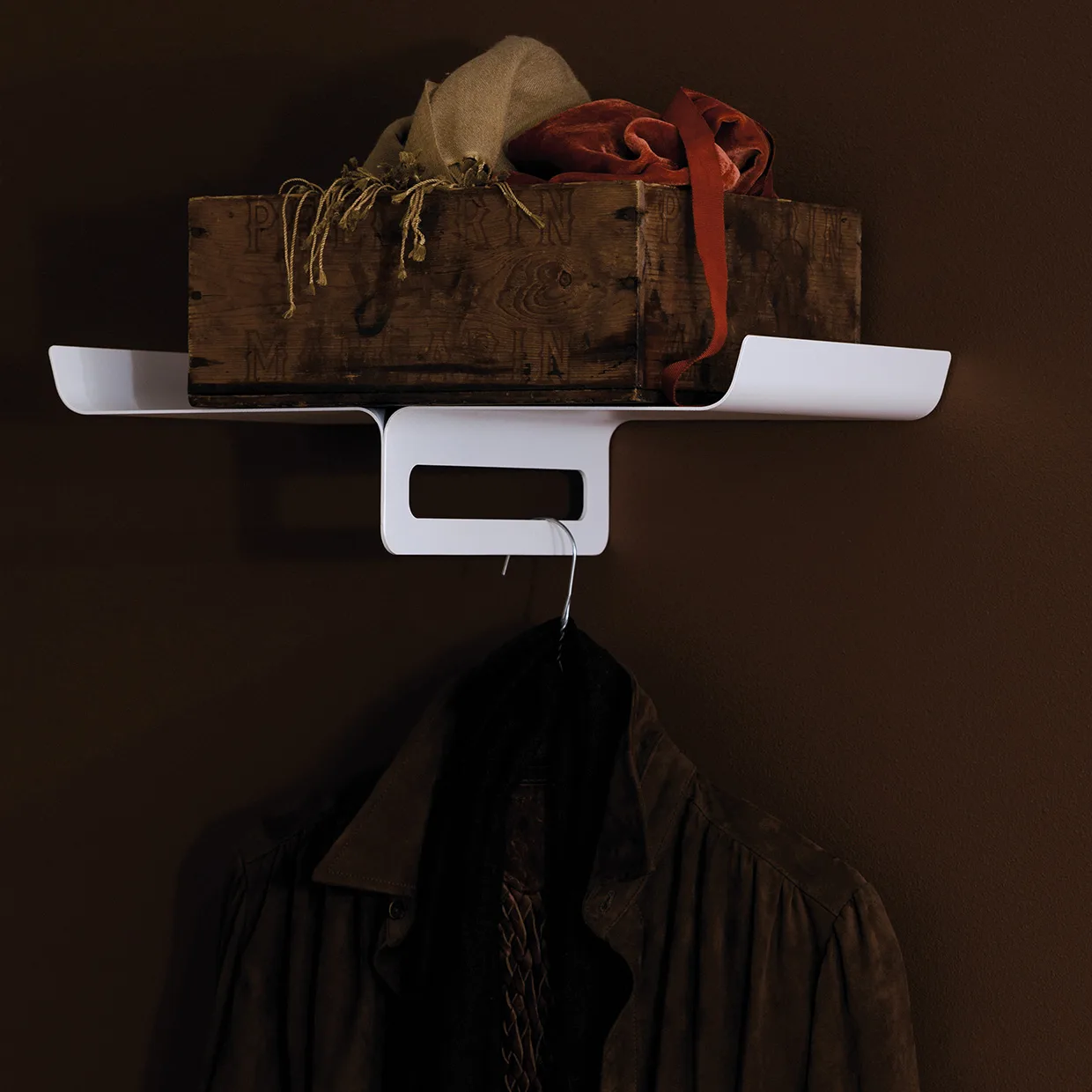 Wieszak na ubrania Kite, Biały Maze