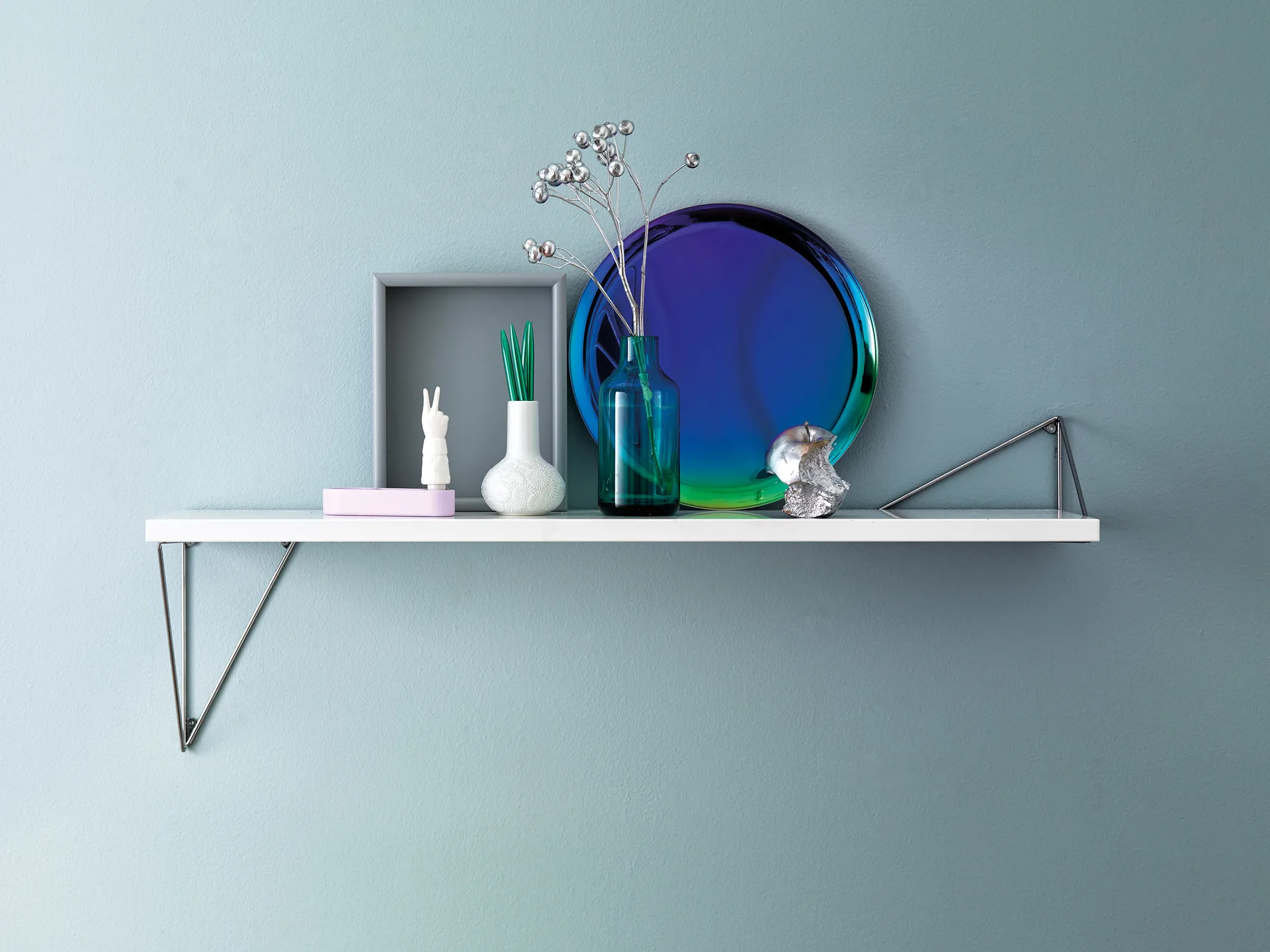 Wsporniki Pythagoras, 2 szt., Chromowe Maze