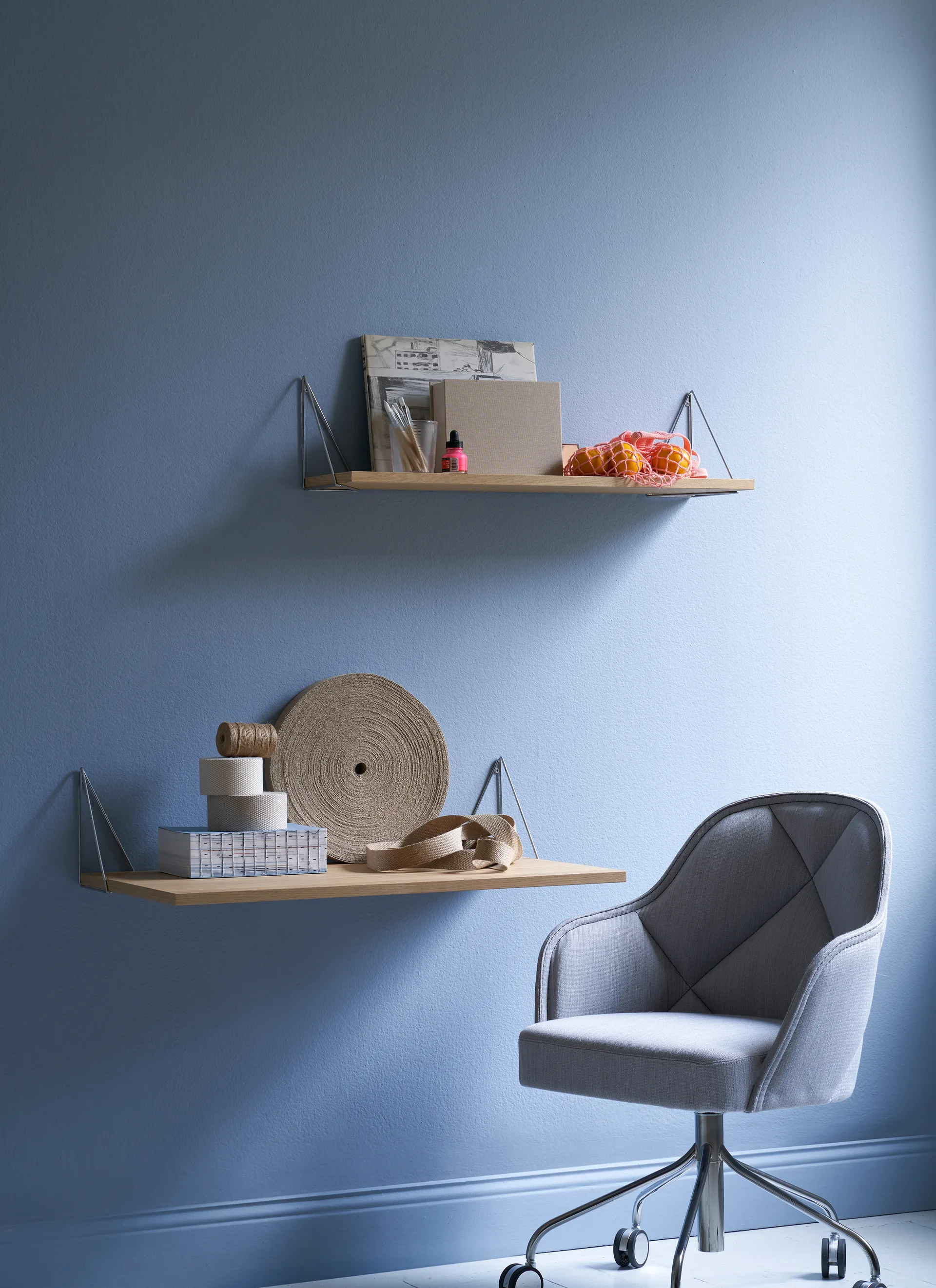 Wsporniki Pythagoras, 2 szt., Chromowe Maze