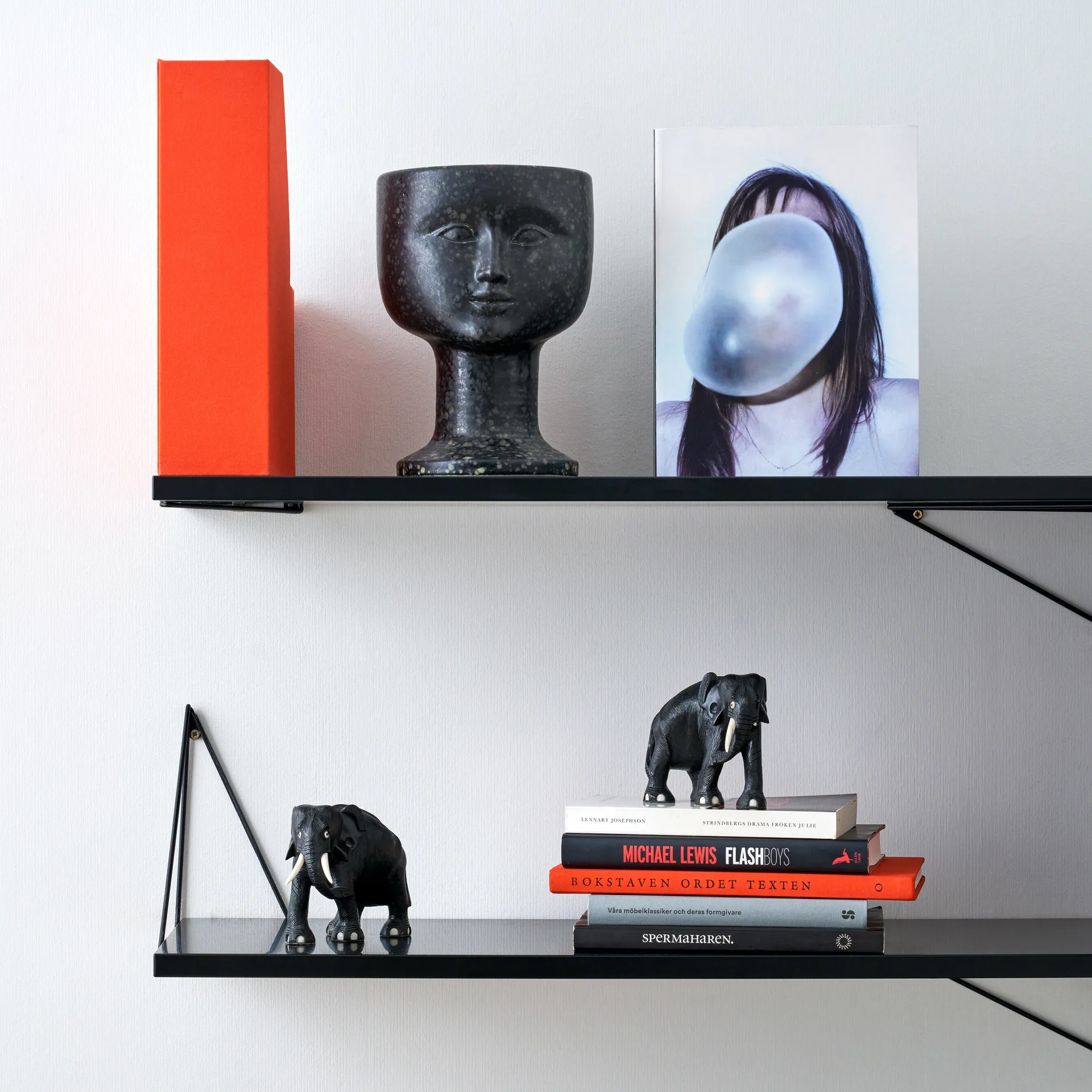 Wsporniki Pythagoras, 2 szt., Czarne Maze