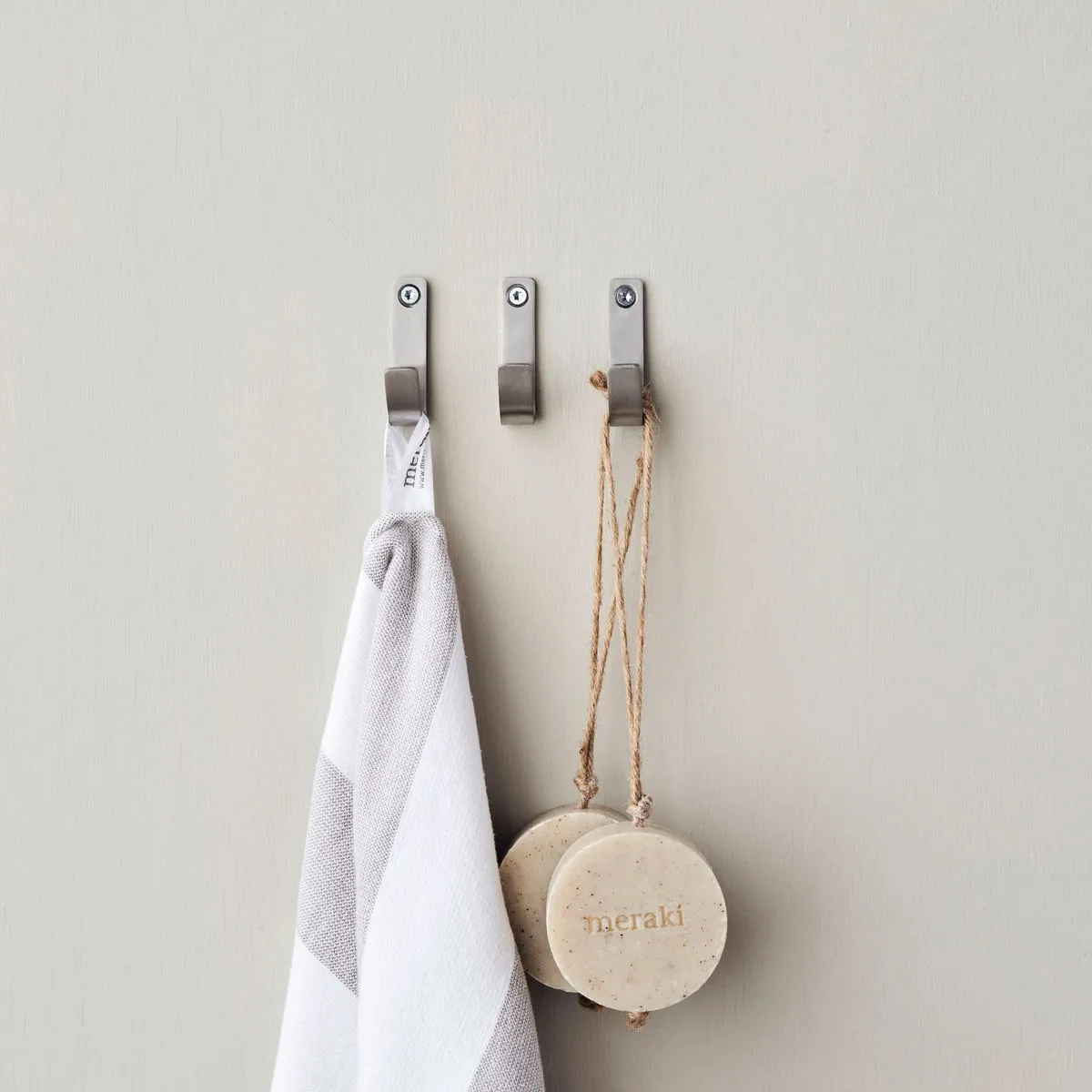 Doniczka Thapsus, 3-pak, Stal szczotkowana Meraki