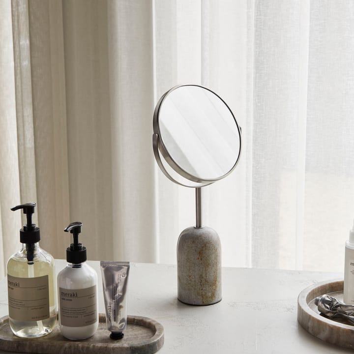 Dwustronne lustro Marble, Beige Meraki