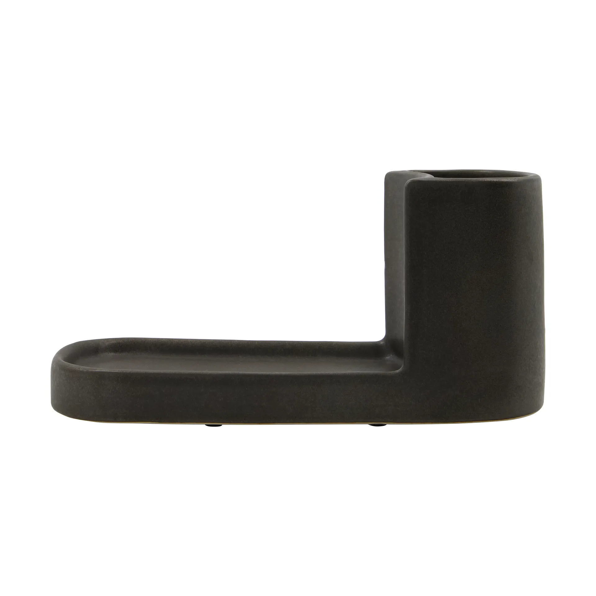 Kubek na szczotkę i mydło Datura, Ciemnoszary Meraki