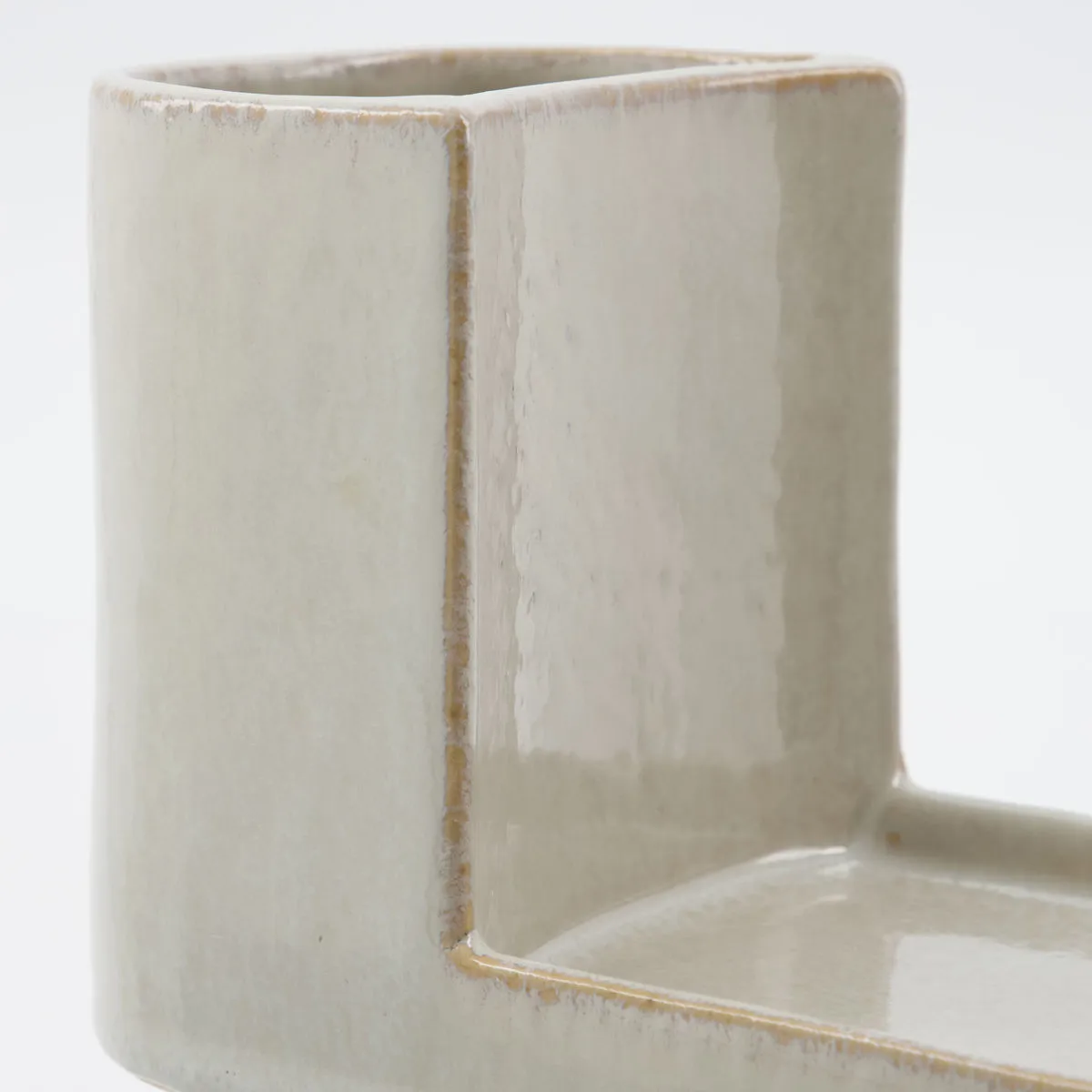 Kubek na szczotkę i mydło Datura, Shellish grey Meraki