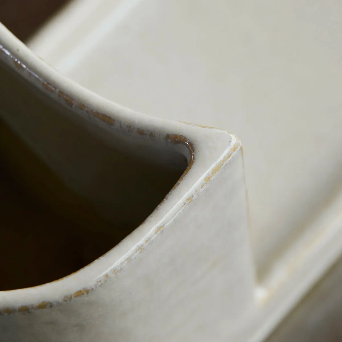 Kubek na szczotkę i mydło Datura, Shellish grey Meraki