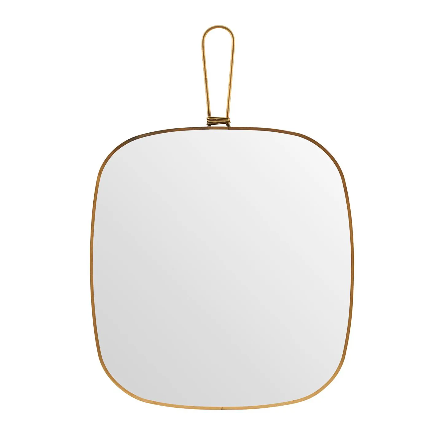 Lustro Meraki 26x28 cm, Mosiądz Meraki