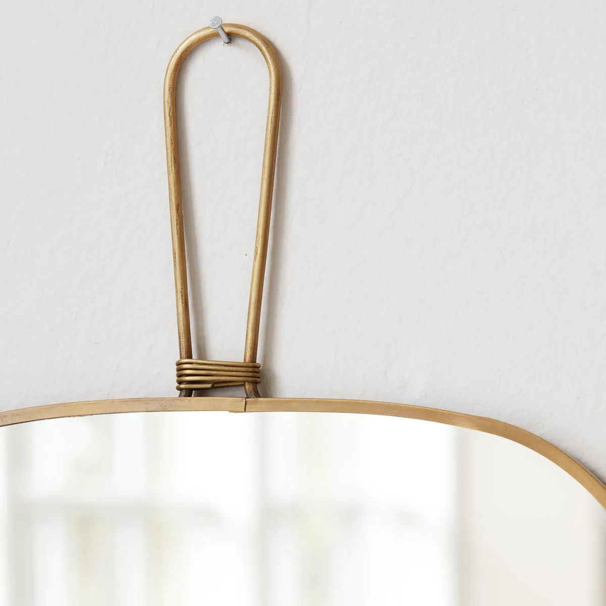 Lustro Meraki 26x28 cm, Mosiądz Meraki